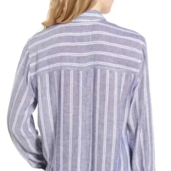 Rails Sydney Arctic Stripe Button Down Top Size S - Picture 4 of 9